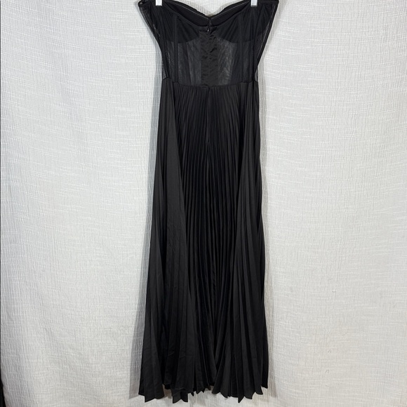 FREE PEOPLE DELFI Claudia Strapless Black Party Maxi Dress Size L NWT - Picture 12 of 13